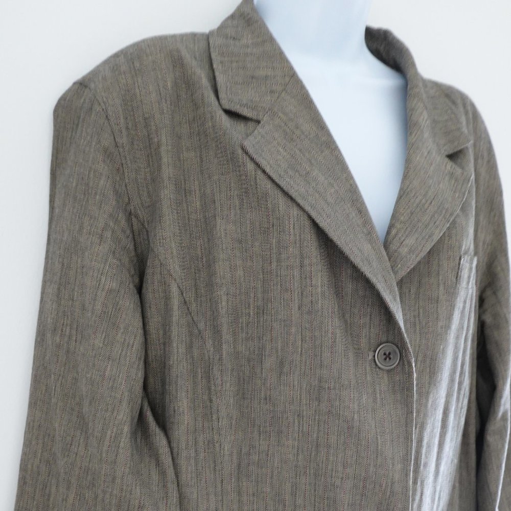 (NWOT) TravelSmith Notch Lapel Long Jacket 3X